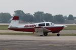 Aircraft N1038W, Mooney M20J, at KOSH, photo by MarkPasqualino