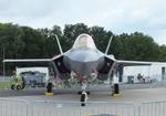Aircraft 19-5485, Lockheed Martin F-35A Lightning II of the USAF at ILA 2026, Berlin, at EDDB, photo by iwarnecke