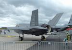 Aircraft 19-5485, Lockheed Martin F-35A Lightning II of the USAF at ILA 2026, Berlin, at EDDB, photo by iwarnecke