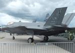 Aircraft 19-5485, Lockheed Martin F-35A Lightning II of the USAF at ILA 2026, Berlin, at EDDB, photo by iwarnecke