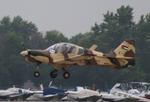 Aircraft N9043A, Scottish Aviation Bulldog Series 120 Model 125, at KOSH, photo by MarkPasqualino