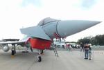 Aircraft C16-66, Eurofighter EF2000 S of the Ejercito del Aire (Spanish Air Force) in special '50 years 141 squadron' colours at ILA 2026,Berlin, at EDDB, photo by iwarnecke