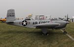 Aircraft N34MT, Beech T-34B, at KOSH, photo by MarkPasqualino