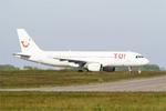 Aircraft 9H-SLK, Airbus A320-214, Taxiing to boarding ramp, Brest-Bretagne Airport (LFRB-BES), at LFRB, photo by Yves-Q