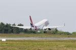 Aircraft F-HBXA, Embraer 170LR, Take off rwy 07R, Brest-Bretagne Airport (LFRB-BES), at LFRB, photo by Yves-Q