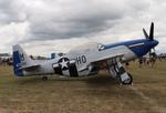 Aircraft N351B, North American P-51D, at KOSH, photo by MarkPasqualino