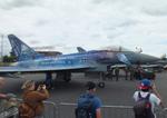 Aircraft 31 31, Eurofighter EF2000 of the Luftwaffe (German Air Force) in '70 Jahre Luftwaffe / 70 years of Luftwaffe' special colours at ILA 2026, Berlin, at EDDB, photo by iwarnecke