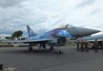 Aircraft 31 31, Eurofighter EF2000 of the Luftwaffe (German Air Force) in '70 Jahre Luftwaffe / 70 years of Luftwaffe' special colours at ILA 2026, Berlin, at EDDB, photo by iwarnecke
