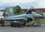 Aircraft 30 80, Eurofighter EF2000 of the Luftwaffe (German Air Force) at ILA 2026, Berlin, at EDDB, photo by iwarnecke