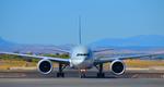 Aircraft A7-BTB, Frontal shot from a Qatar Cargo B777 taxiing at Madrid (LEMD) to Cargo Terminal after Landing, at LEMD, photo by luckytravel