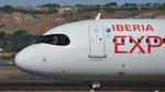 Aircraft EC-OBY, Iberia Express A321neo pilot waving, at LEMD, photo by luckytravel