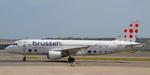 Aircraft OO-TCV, Brussels Airlines A320-200 taxiing at Madrid (LEMD) to takeoff RWY36L, at LEMD, photo by luckytravel