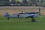 Aircraft G-AWHK, Departing from Duxford., at EGSU, photo by Graham Reeve