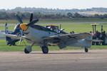 Aircraft G-AWHK, Just landed at Duxford., at EGSU, photo by Graham Reeve