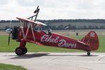 Aircraft G-EDII, Departing from Duxford., at EGSU, photo by Graham Reeve