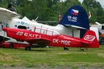 Aircraft OK-MQE, Out of the hangar during the Hradec Kralove Airshow 2026, at LKHK, photo by ReinhardJost