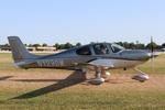 Aircraft N129DM, Cirrus SR22T, at KOSH, photo by MarkPasqualino