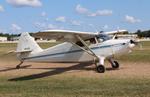 Aircraft N97936, Stinson 108, at KOSH, photo by MarkPasqualino