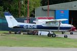 Aircraft G-BZHE, Parked at Rochester., at EGTO, photo by Graham Reeve