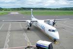 Aircraft G-JECL, G-JECL 2005 DHC-8-400 Flybe SOU, at EGHI, photo by PhilR