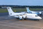 Aircraft G-JEAV, G-JEAV 1986 BAe146-200 Flybe SOU, at EGHI, photo by PhilR