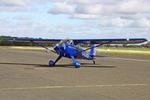 Aircraft G-AJKB, LAA 80th Anniversary Rally, at EGBG, photo by Chris Hall