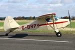 Aircraft G-BRPY, LAA 80th Anniversary Rally, at EGBG, photo by Chris Hall