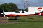 Aircraft LX-DIN, LAA 80th Anniversary Rally, at EGBG, photo by Chris Hall