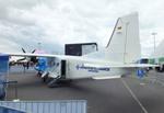 Aircraft D-CNXT, General Atomics AeroTec Dornier 228 NXT at ILA 2026, Berlin, at EDDB, photo by iwarnecke