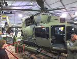 Aircraft 75 03, Airbus Helicopters H145M of the Luftwaffe WTD 61 (German Air Force Technical and Airworthiness Center) at ILA 2026, Berlin, at EDDB, photo by iwarnecke
