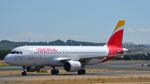 Aircraft EC-ILS, Iberia A320-200 taxiing at Madrid to takeoff RWY36L (Made by Fernando (Millanair)), at LEMD, photo by luckytravel