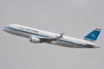 Aircraft 9K-AKJ, Kuwait Airways A320, at LOWW, photo by Andy Graf