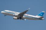 Aircraft 9K-AKJ, Kuwait Airways A320, at LOWW, photo by Andy Graf