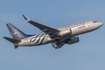 Aircraft YR-BGF, Tarom 737-700, at LOWW, photo by Andy Graf