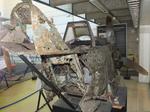 Aircraft MT-208, Messerschmitt Bf 109G-2 wreck (front fuselage only) at the Suomen Ilmailumuseo (Finnish Aviation Museum), Vantaa, photo by iwarnecke