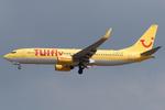 Aircraft D-AHFV, TUI 737-800, at LOWW, photo by Andy Graf