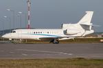 Aircraft M-ARVY, Untitled Falcon 7X, at LOWW, photo by Andy Graf