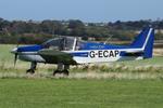 Aircraft G-ECAP, Landing at Northrepps., at X3CX, photo by Graham Reeve