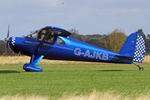 Aircraft G-AJKB, LAA 80th Anniversary Rally, at EGBG, photo by Chris Hall
