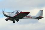 Aircraft G-CCDX, LAA 80th Anniversary Rally, at EGBG, photo by Chris Hall