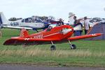 Aircraft G-BYAV, LAA 80th Anniversary Rally, at EGBG, photo by Chris Hall