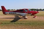 Aircraft N743CG, Cirrus SR22T, at KOSH, photo by MarkPasqualino