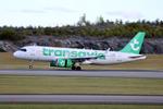Aircraft F-HXIE, Rwy 01R, at ESSA, photo by wijken