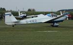 Aircraft D-KIEZ, Landing with speed brakes set at Tannkosh 2013, at EDMT, photo by ReinhardJost