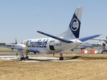 Aircraft G-NFLB, G-NFLB1998 SAAB 340B FIA Farnborough, at EGLF, photo by PhilR
