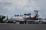 Aircraft N581D, N581D Gulfstream G550 Southwest Florida International Airport Fort Myers, Florida September 21, 2026 Gulfstream 581D sits on the Private Sky ramp at Southwest Florida International Airport, at KRSW, photo by Suncoast Spotter