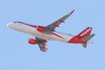 Aircraft OE-IVD, Airbus A320-214, Climbing from rwy 03, Nantes-Atlantique airport (LFRS-NTE), at LFRS, photo by Yves-Q