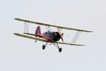 Aircraft F-PCEB, Hatz CB-1, Short approach rwy 22, Morlaix-Ploujean airport (LFRU-MXN), at LFRU, photo by Yves-Q