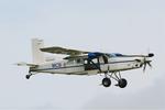 Aircraft 888, Pilatus PC-6B2-H4 Turbo Porter, on final rwy 22, Morlaix-Ploujean airport (LFRU-MXN), at LFRU, photo by Yves-Q