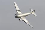 Aircraft F-AZOX, Douglas DC-3C-S1C3G, On display, Morlaix-Ploujean airport (LFRU-MXN), at LFRU, photo by Yves-Q